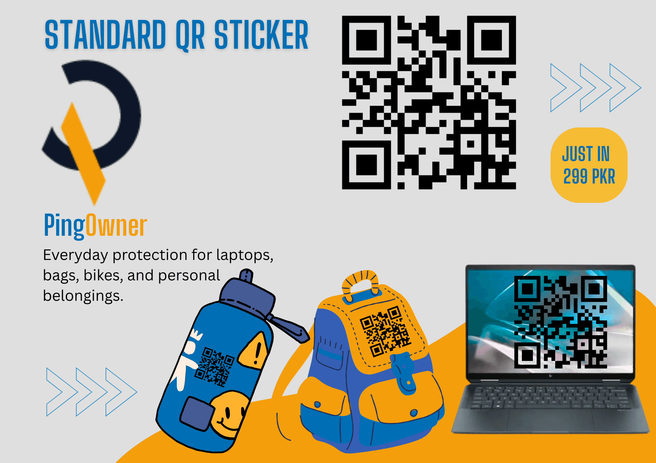 Standard QR Sticker preview